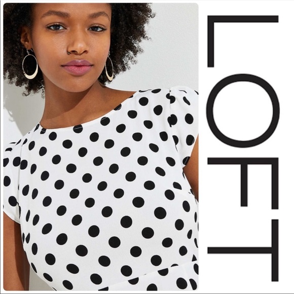 Loft Midi Dress. Petite - Picture 4 of 5